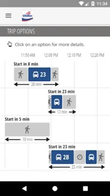 MyCityBus android App screenshot 2