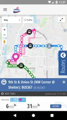 MyCityBus android App screenshot 4