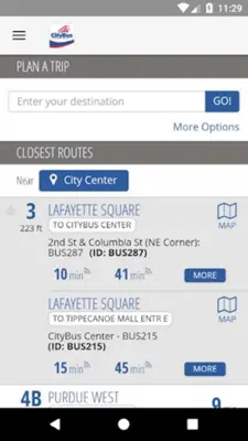 MyCityBus android App screenshot 5